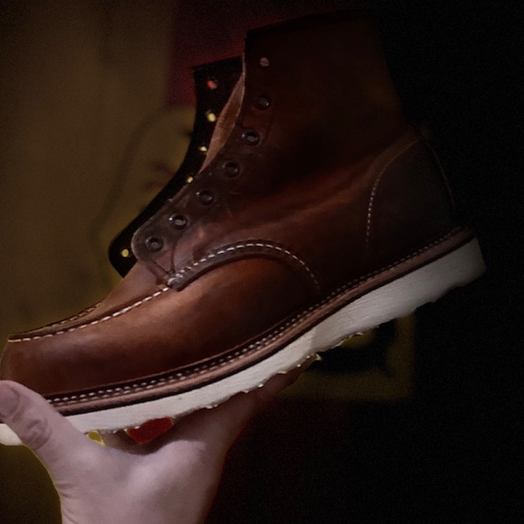 Copper rough&tough 1907 Moctoe boots. New with box red wing - Picture 12 of 13